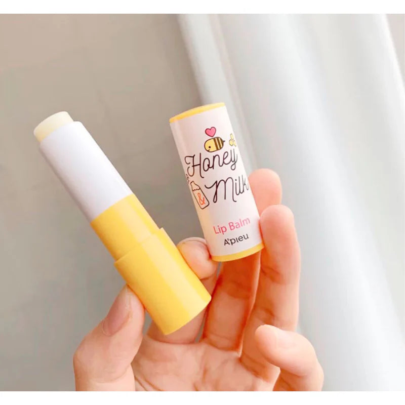 APIEU Honey & Milk Lip Balm lūpų balzamas