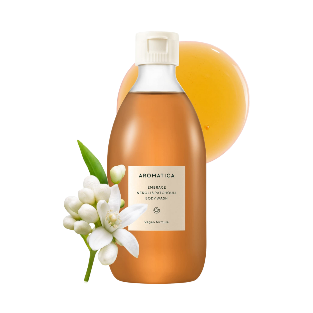 AROMATICA Embrace Body Wash Neroli & Patchouli kūno prausiklis