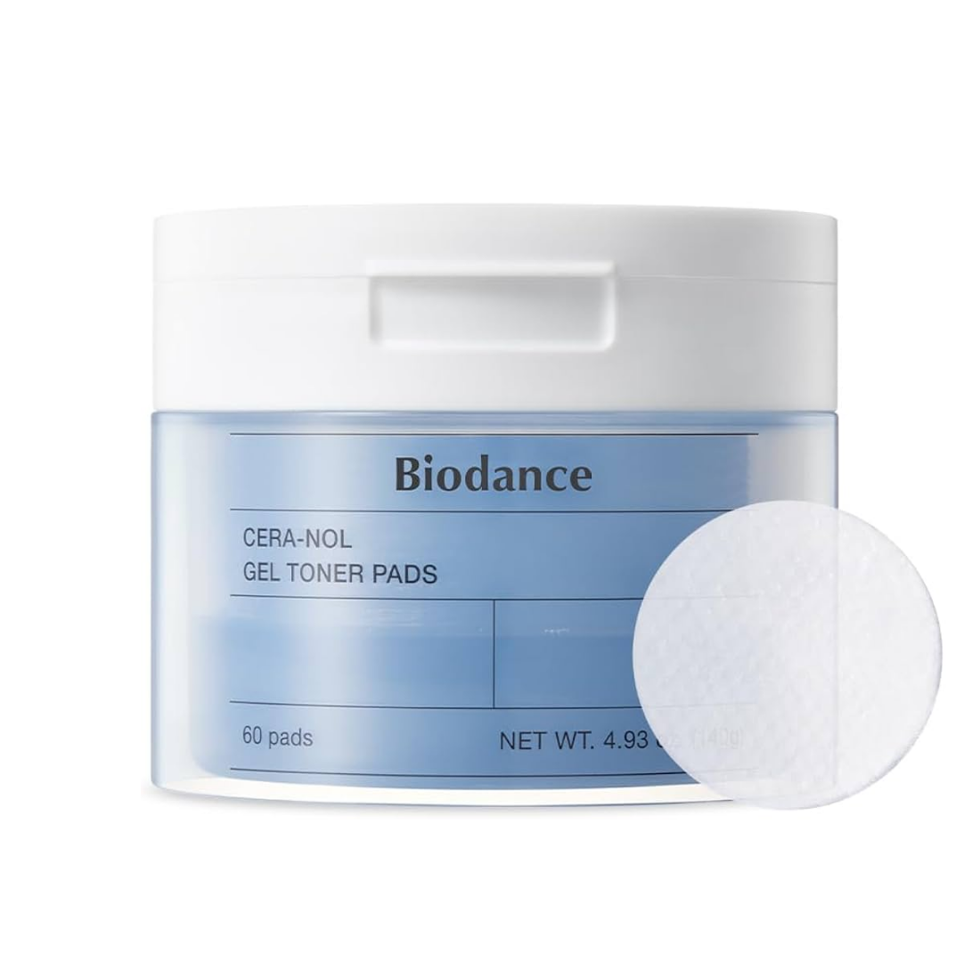 BIODANCE Cera-nol Gel Toner Pads tonerio padeliai
