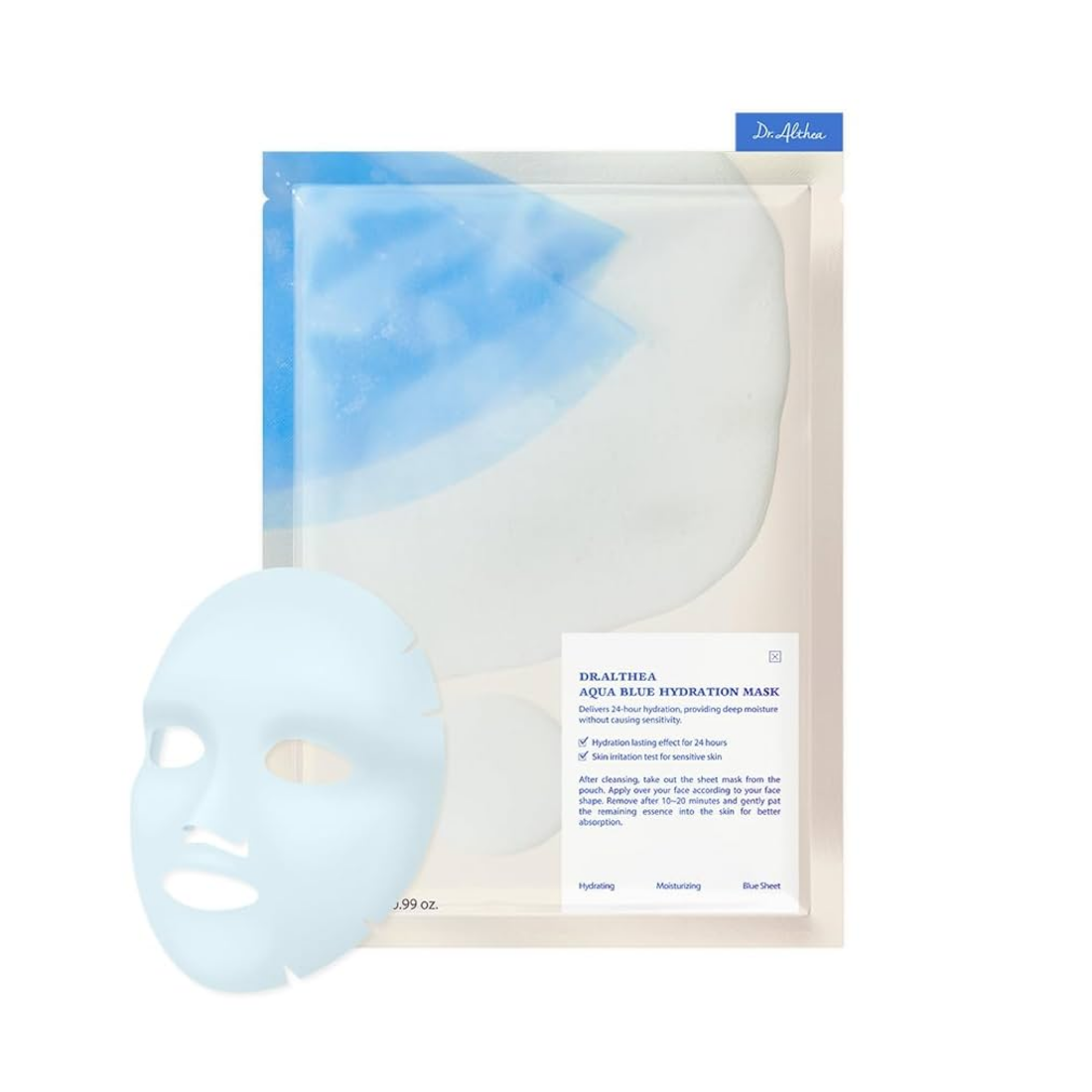 DR.ALTHEA Aqua Blue Hydration Mask lakštinė veido kaukė