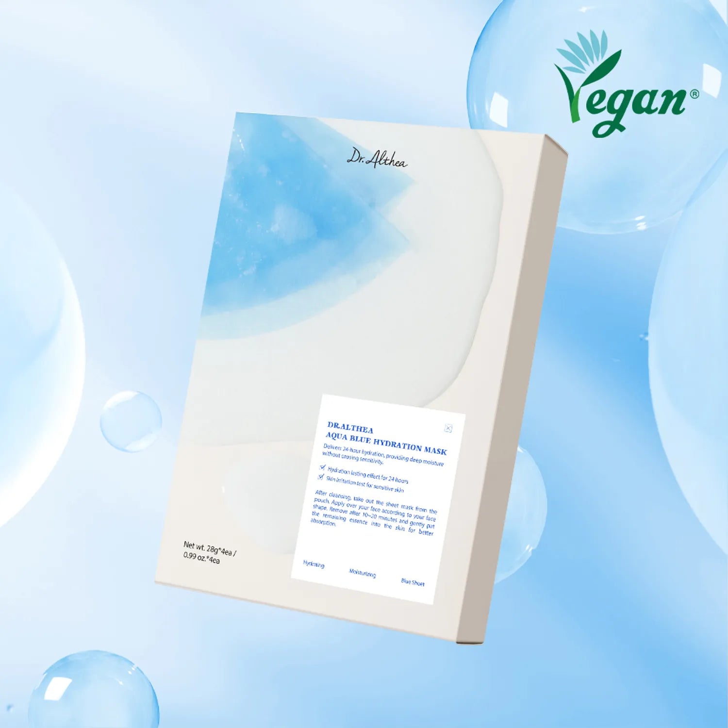 DR.ALTHEA Aqua Blue Hydration Mask lakštinė veido kaukė