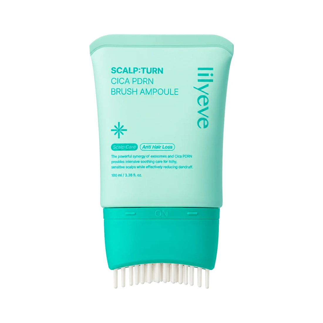 LILYEVE Scalp:Turn Cica PDRN Brush Ampoule galvos odos ampulė