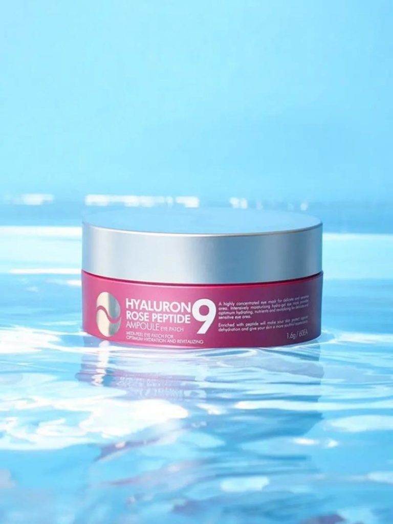MEDI-PEEL Hyaluron Rose Peptide 9 Ampoule Eye Patch paakių pagalvėlės