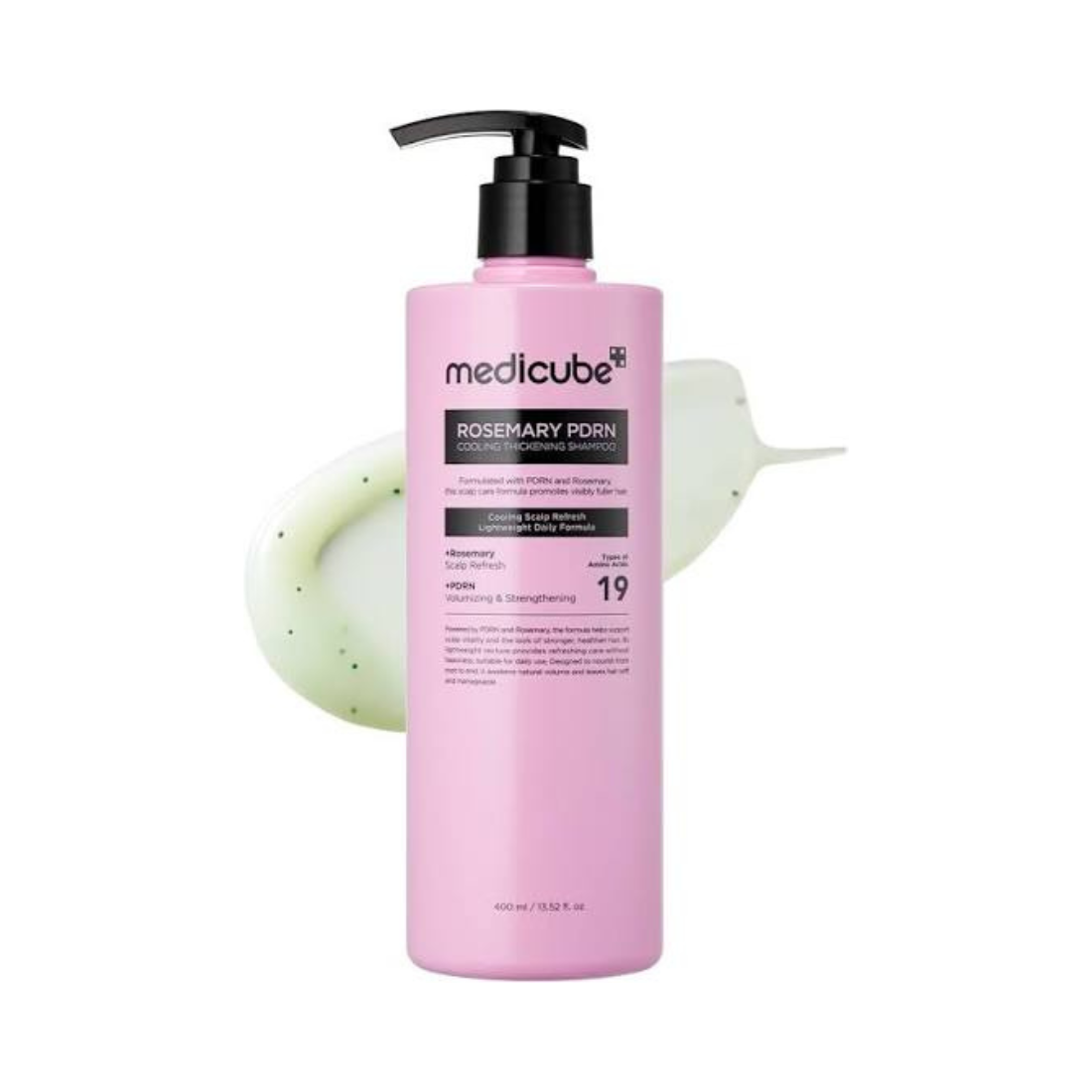 MEDICUBE Rosemary PDRN Cooling Thickening Shampoo plaukų šampūnas