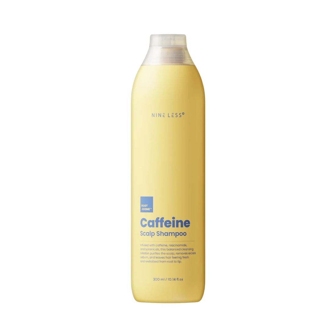 NINE LESS Root-Biome Caffeine Scalp Shampoo plaukų šampūnas