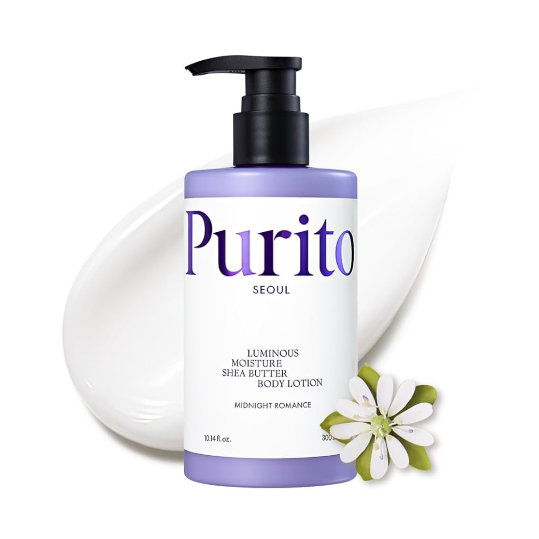 PURITO Seoul Luminous Moisture Shea Butter Body Lotion kūno losjonas (3-jų rūšių)
