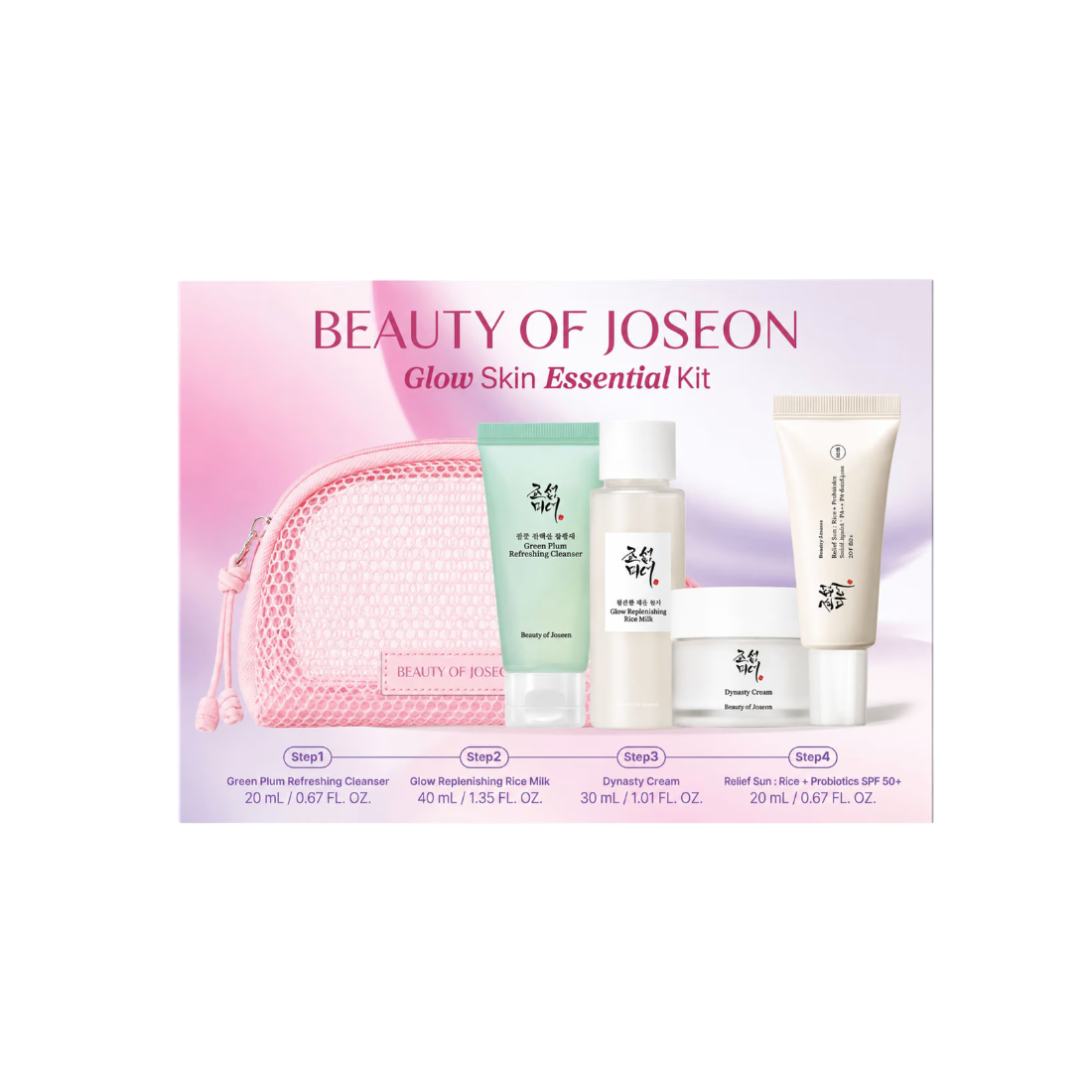 BEAUTY OF JOSEON Glow Skin Essential Kit Reiseset