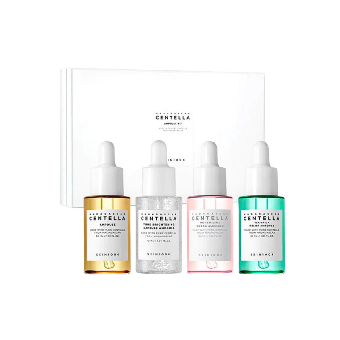 SKIN1004 Madagascar Centella Ampoule Kit mini serumų rinkinys