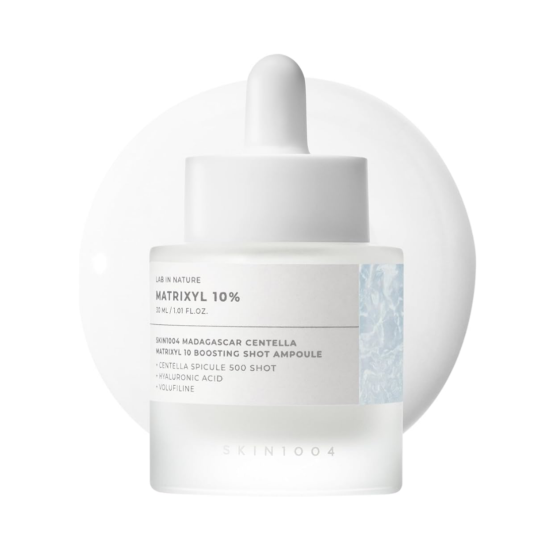 SKIN1004 Madagascar Centella Matrixyl 10 Boosting Shot Ampoule veido ampulė