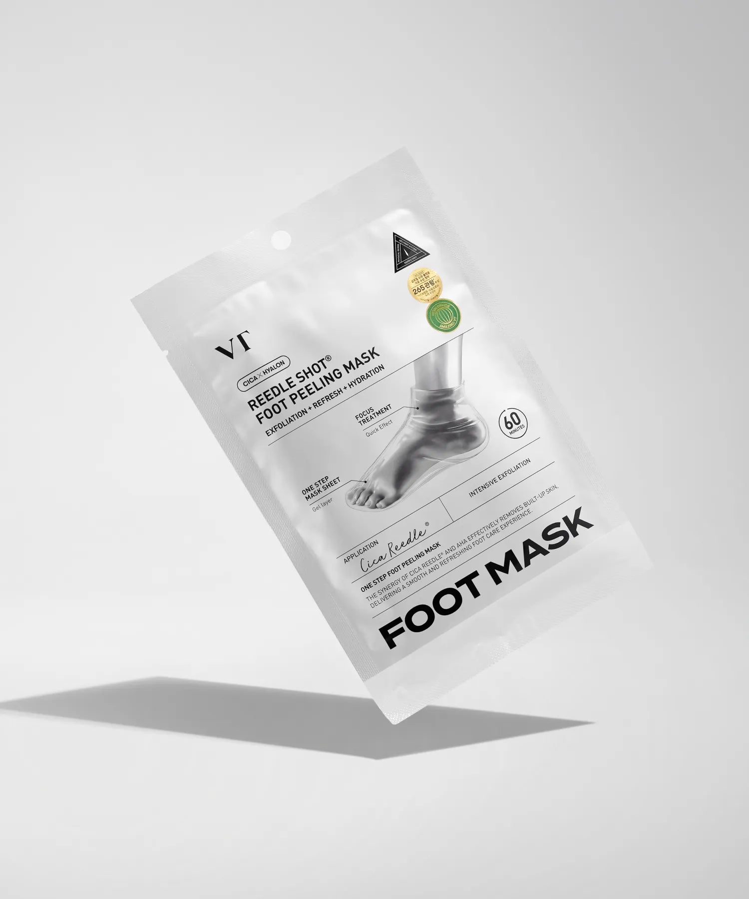 VT COSMETICS Reedle Shot Foot Peeling šveičiamoji pėdų kaukė