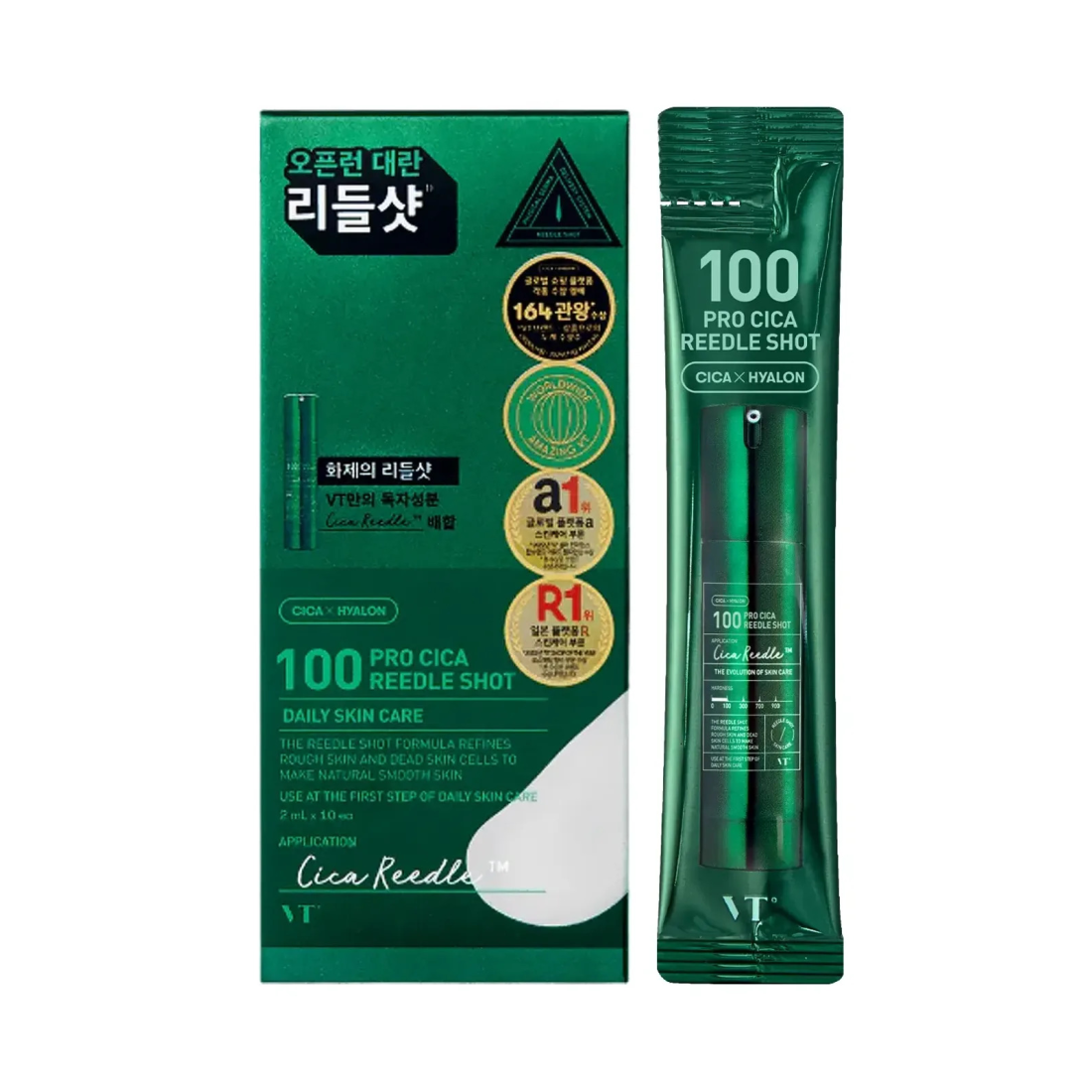 VT Cosmetics Pro Cica Reedle Shot 100 veido serumas