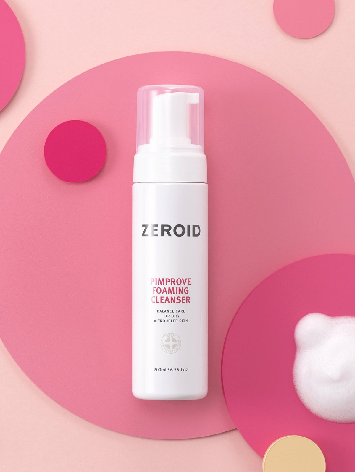 ZEROID Pimprove Foaming Cleanser veido prausiklis