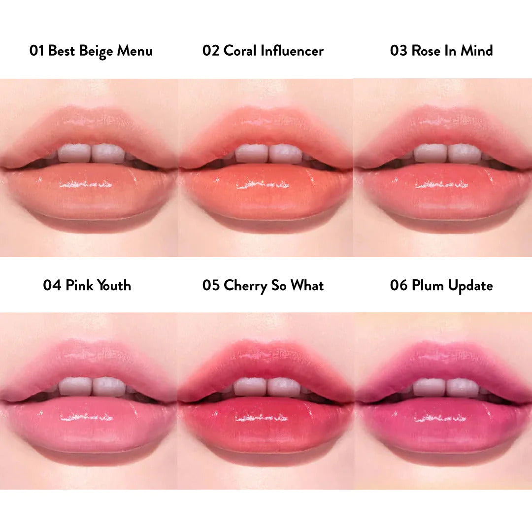 PERIPERA Ink Mood Glowy Tint lūpų blizgis (trumpas galiojimas)